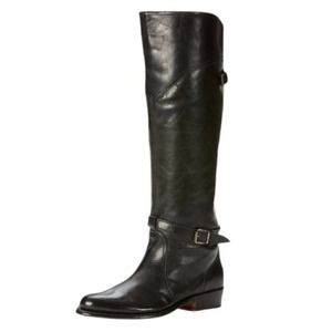 Frye Dorado Black Riding Boots Size 7